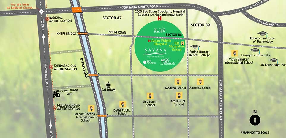 Rps Savana Location Map