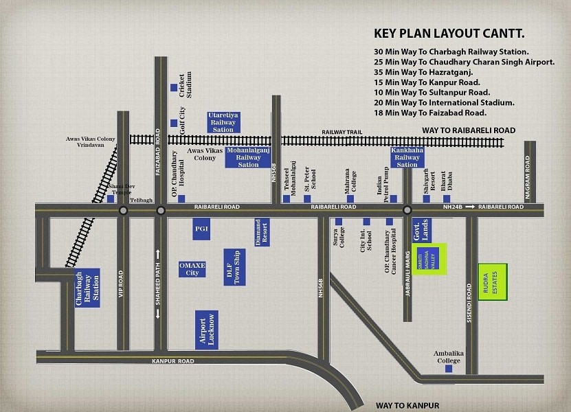 Rudraksh Rudra Estates Location Map