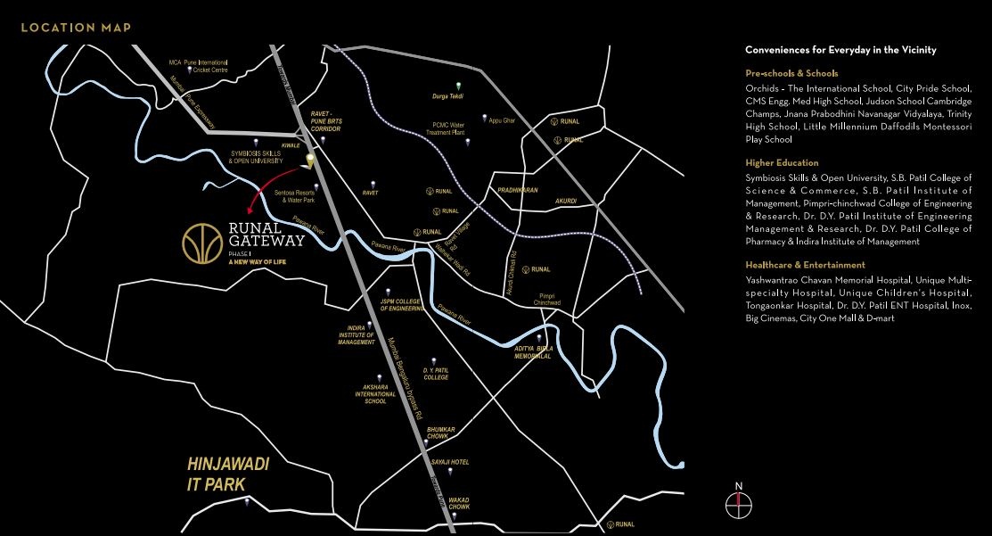 Runal Gateway Phase 1 Location Map