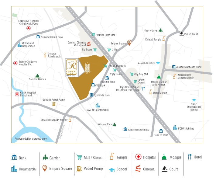 Runwal Codename New Beginnings Location Map