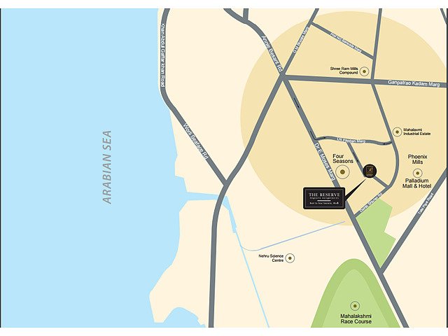 Runwal The Reserve Location Map