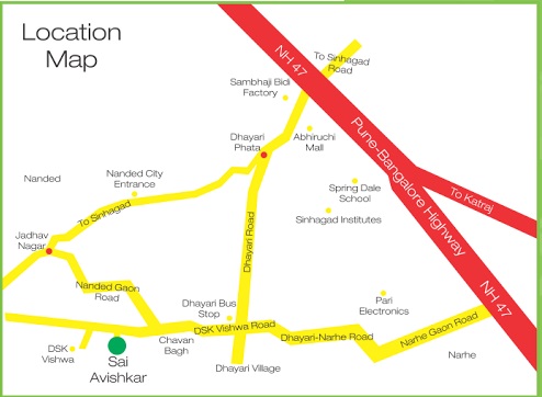 Saa Sai Avishkar Location Map