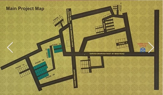 Sabri City Location Map