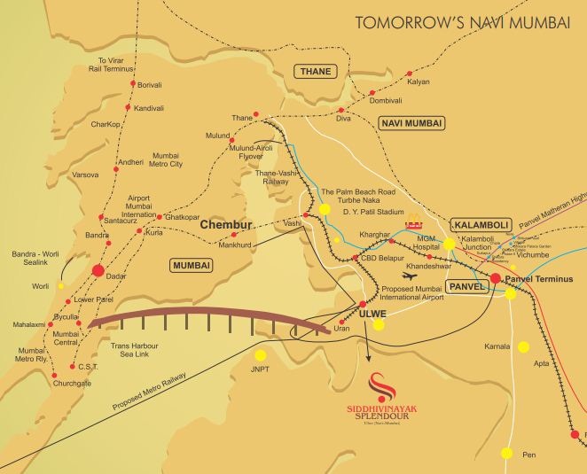 Sahil Siddhivinayak Splendour Location Map