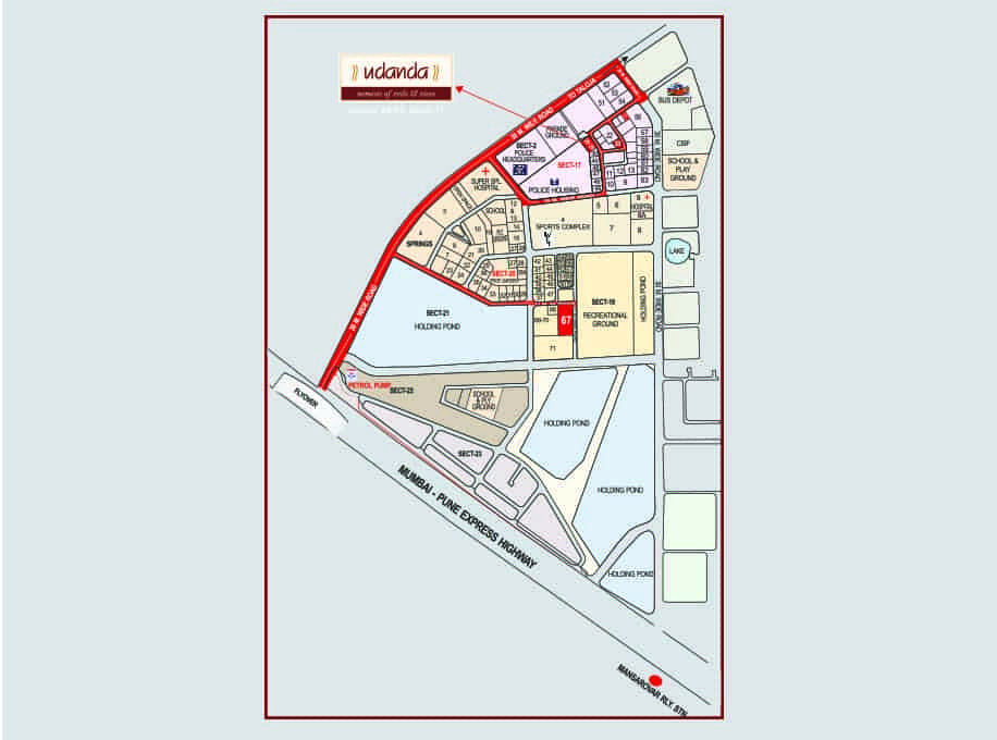 Sai Udanda Location Map