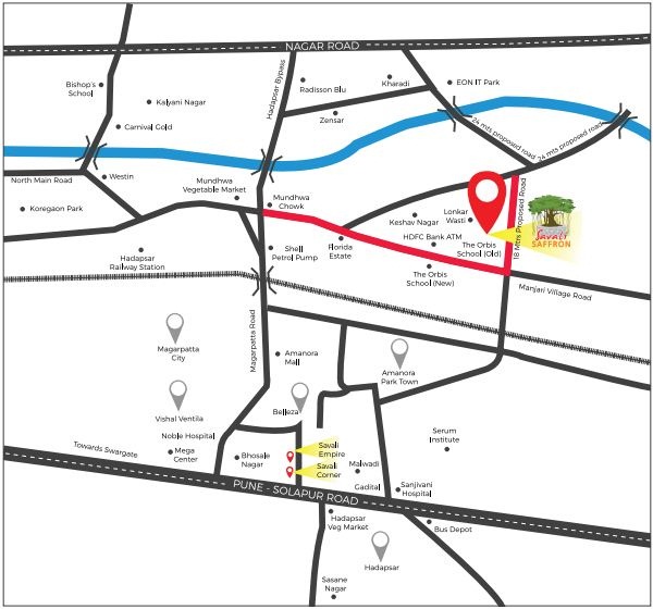 Saptsiddhi Savali Saffron Location Map