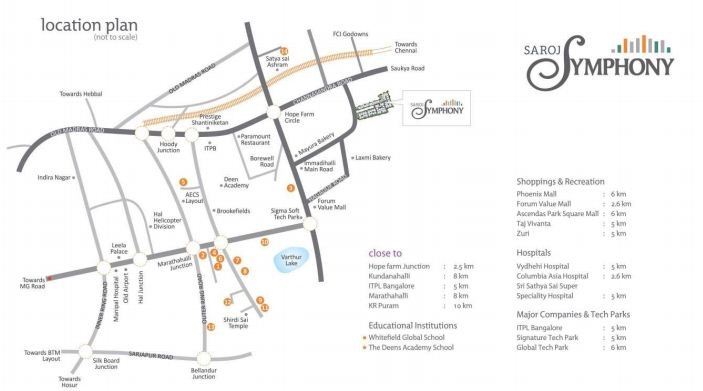 Saroj Symphony Location Map