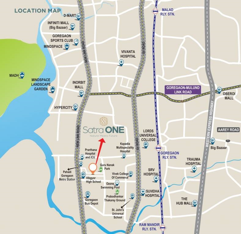 Satra One Location Map