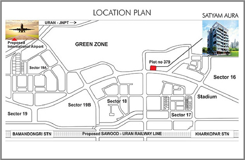 Satyam Aura Location Map