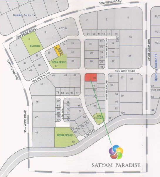 Satyam Paradise Mumbai Location Map