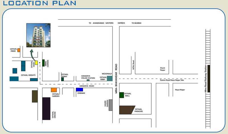 Shree Ostwal Oasis Location Map