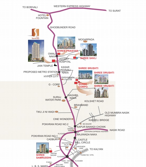 Shree Sankalp Location Map