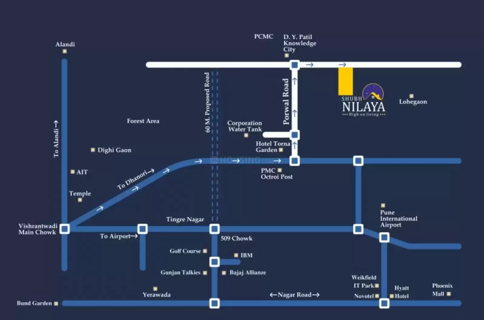 Shubh Nilaya Location Map