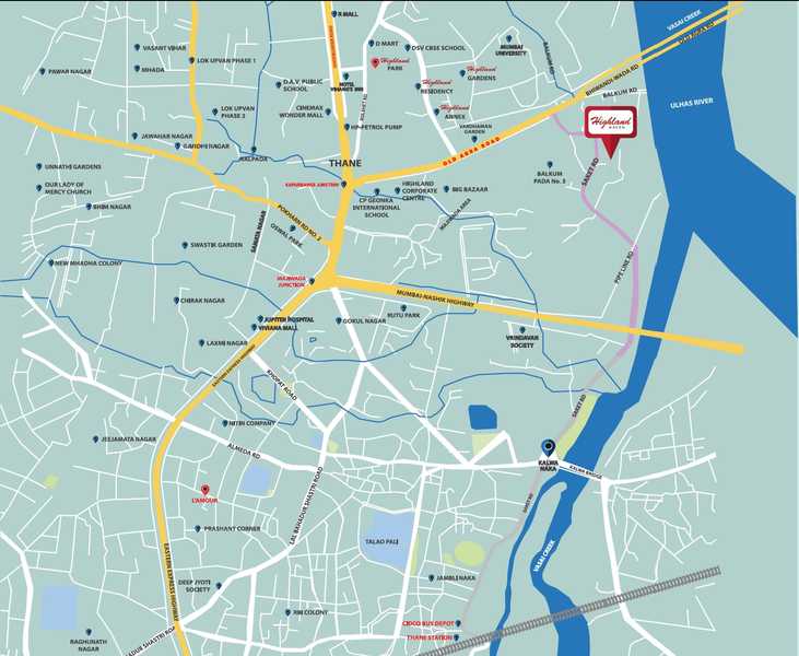 Siddhi Highland Haven Location Map