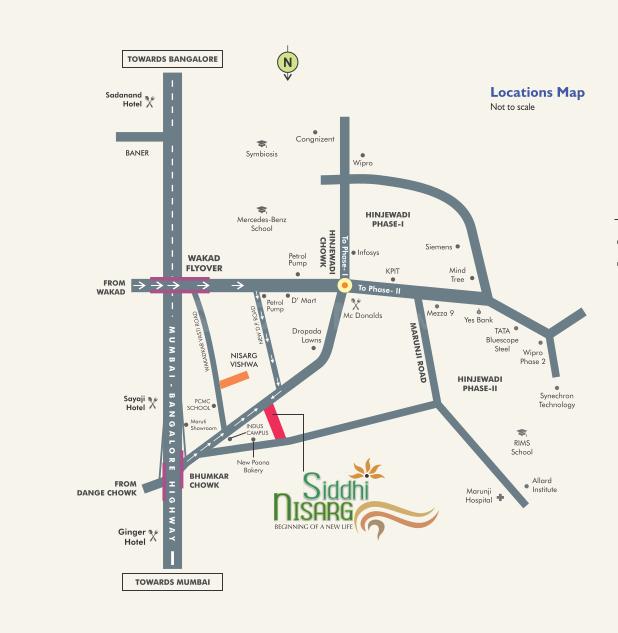 Siddhi Nisarg Location Map