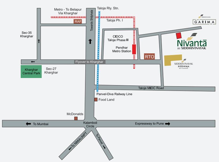 Siddhivinayak Nivanta Location Map