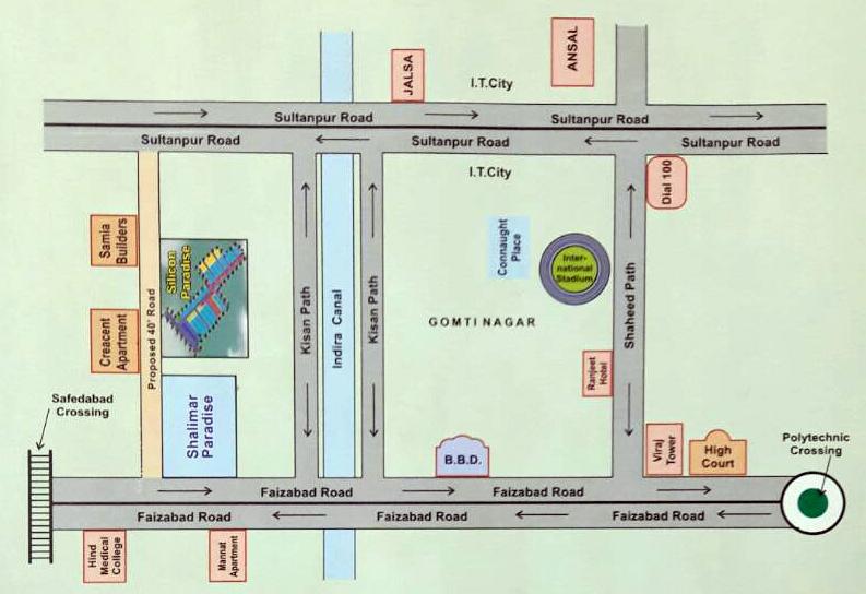 Silicon Paradise Location Map