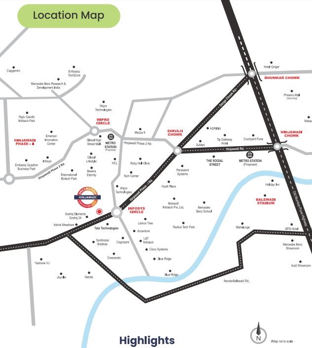 Smp Destination Hinjawadi Location Map