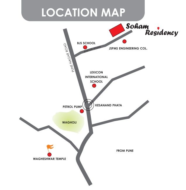 Soham Residency Location Map