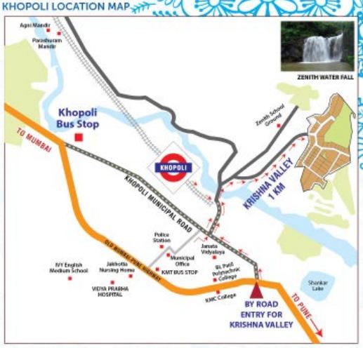 Space India Krishna Valley Location Map