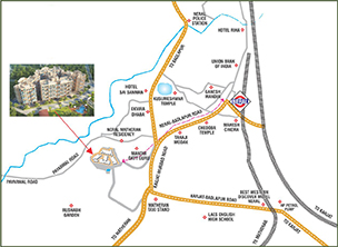 Space India Sai Krupa Valley Location Map