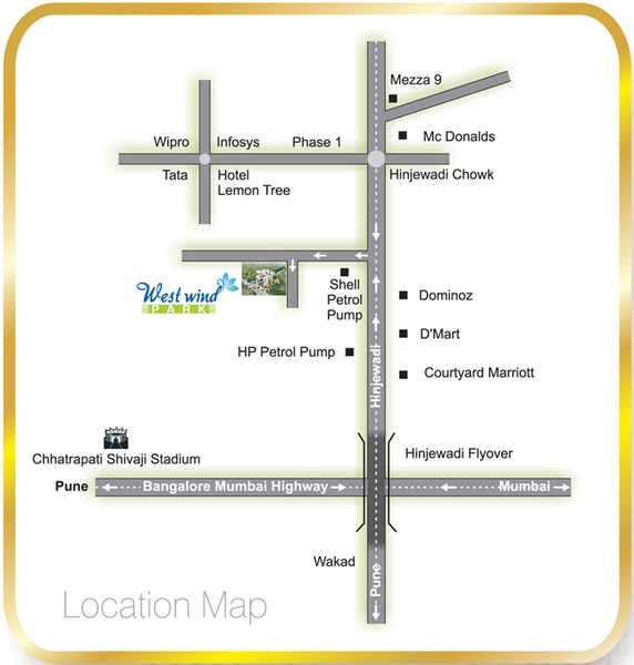 Space West Wind Park Location Map