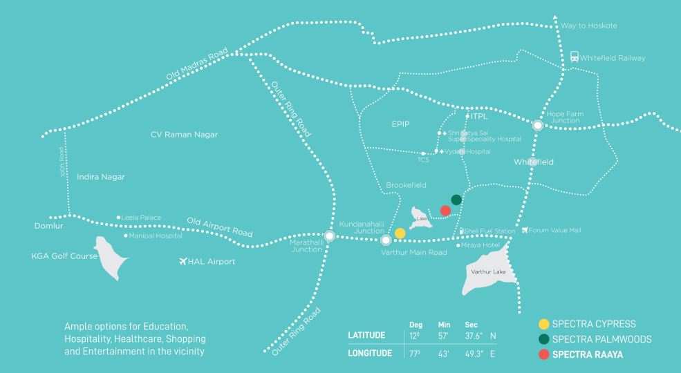 Spectra Raaya Location Map