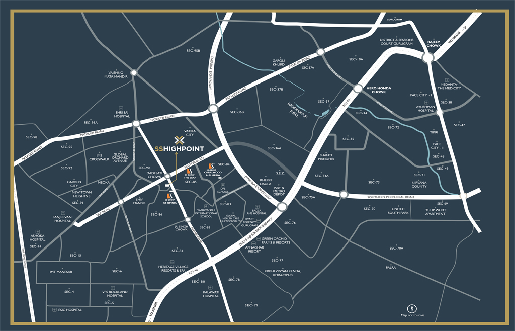 Ss Highpoint Location Map