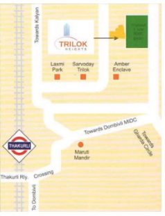 Ss Trilok Heights Location Map