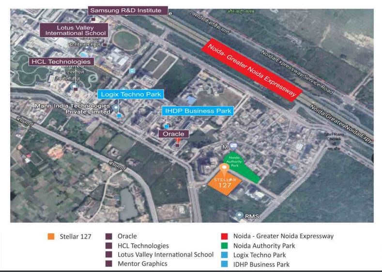 Stellar 127 Location Map