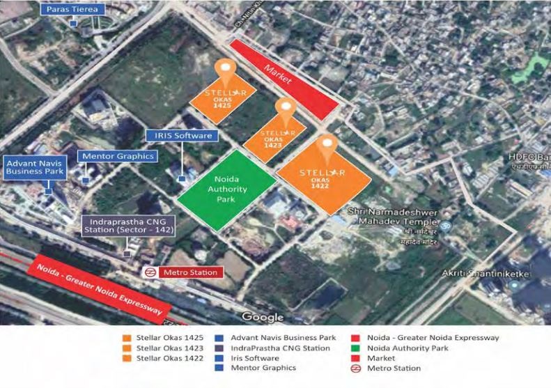 Stellar 1425 Location Map