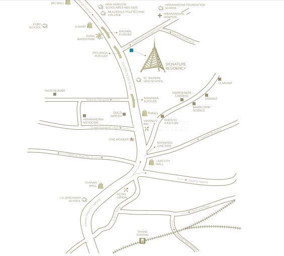 Stg Signature Residency Location Map