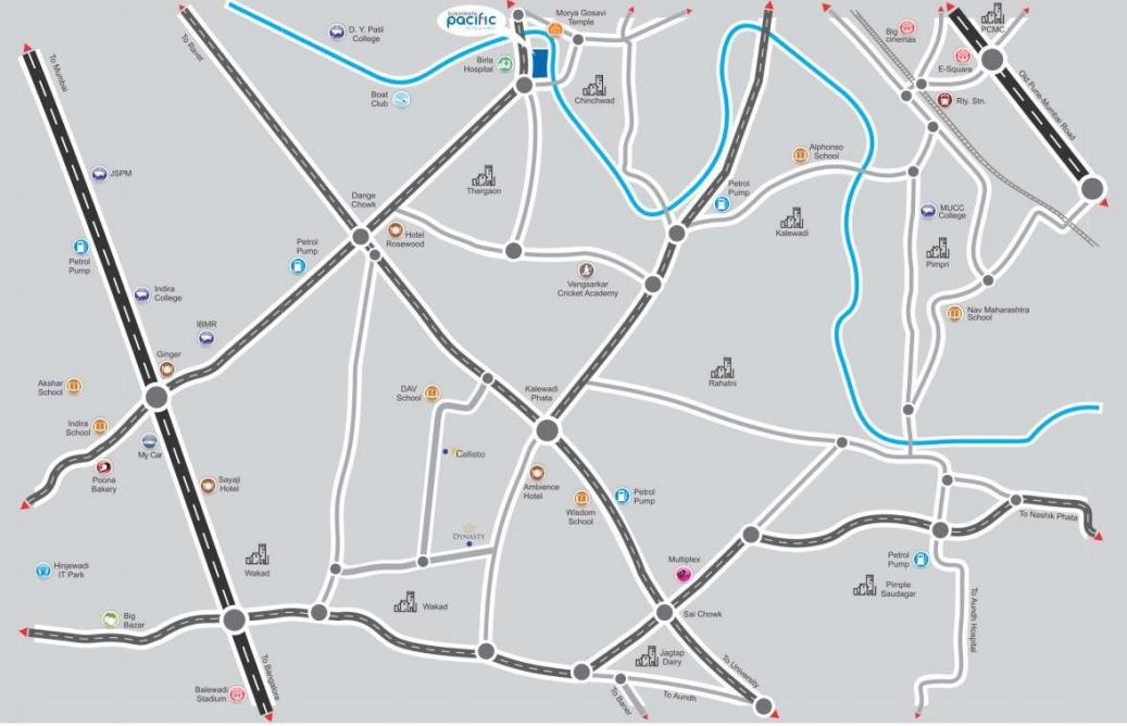 Sukhwani Pacific Location Map