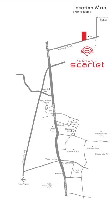 Sukhwani Scarlet Location Map