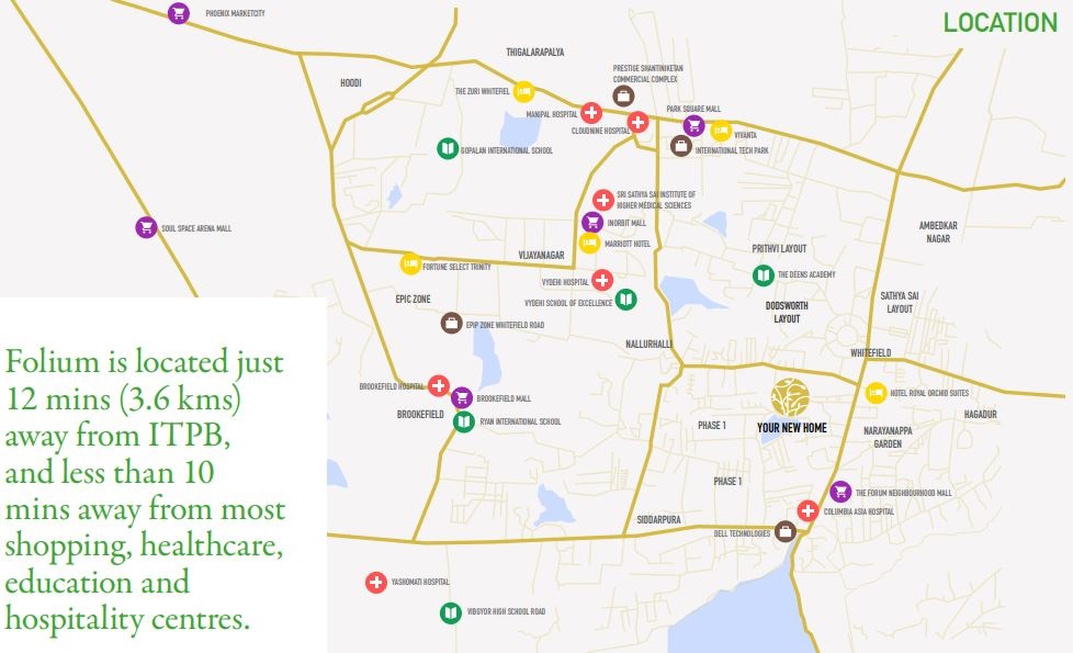 Sumadhura Folium Location Map