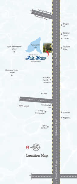 Sumadhura Lake Breeze Location Map