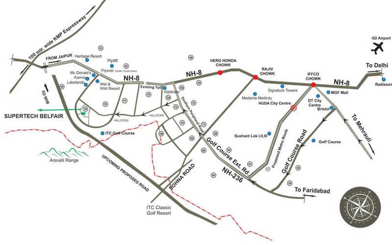 Supertech Belfair Location Map