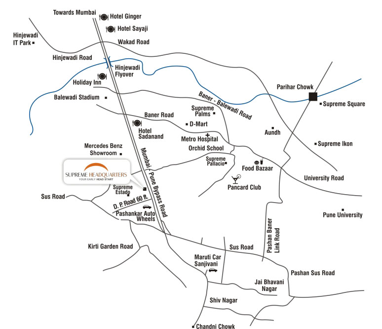 Supreme Headquarters Location Map