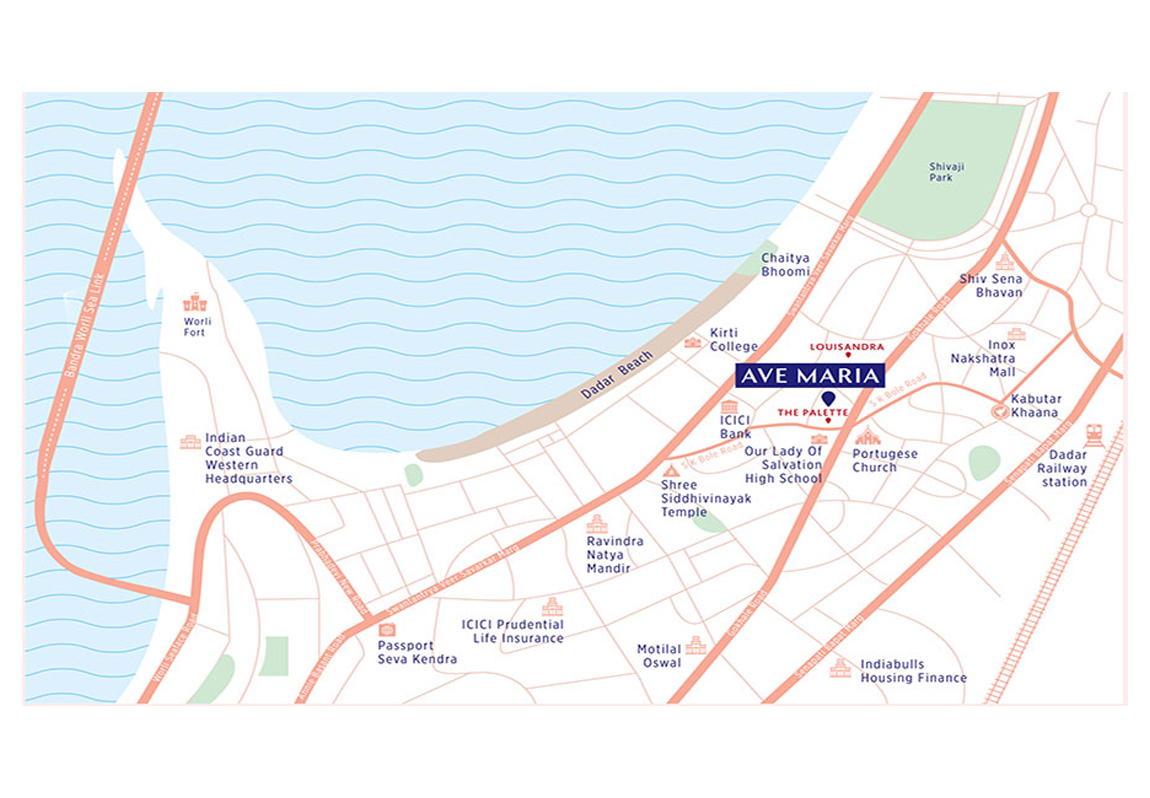 Suraj Ave Maria Location Map