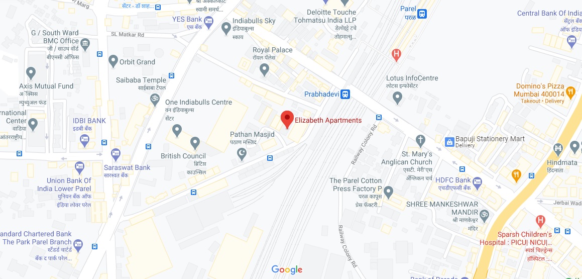 Suraj Elizabeth Apartments Location Map