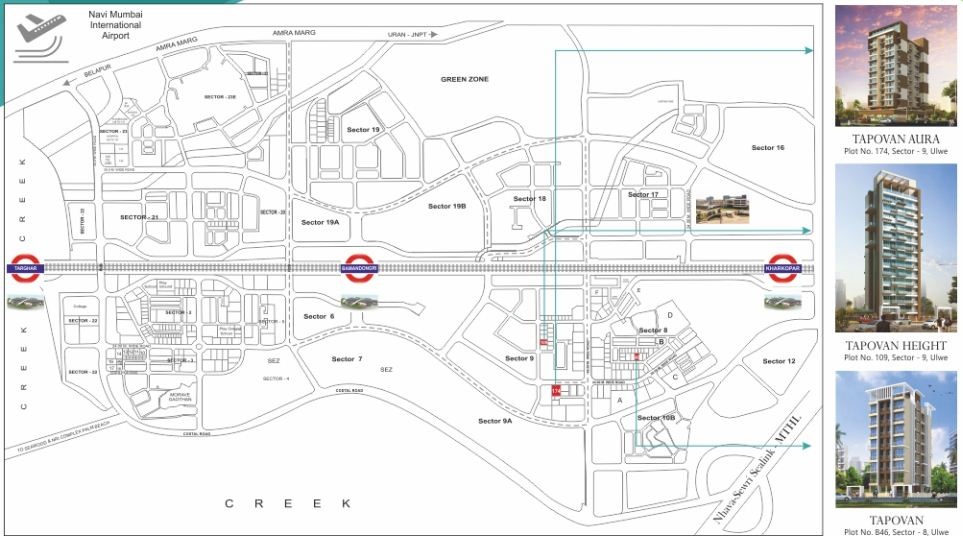 Tapovan Aura Location Map