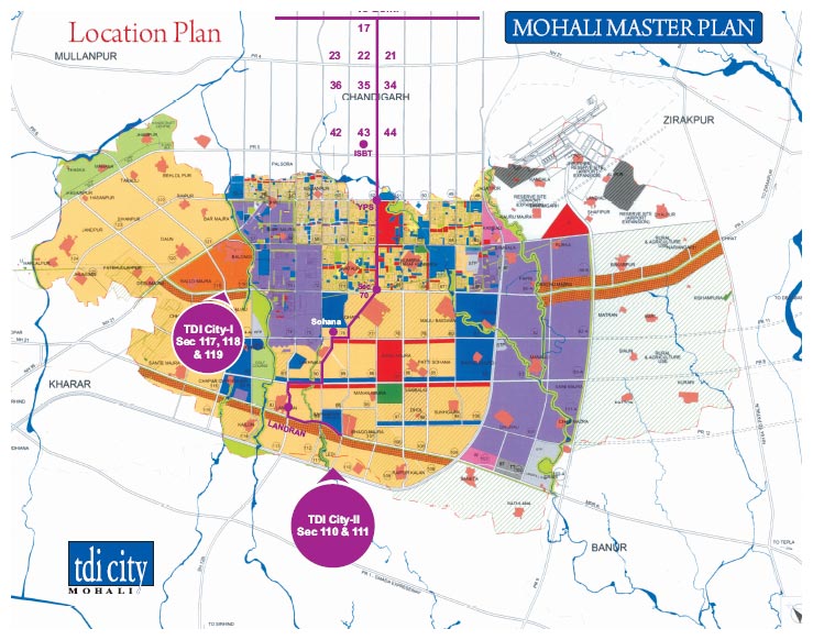 Tdi Tuscan Residency Location Map