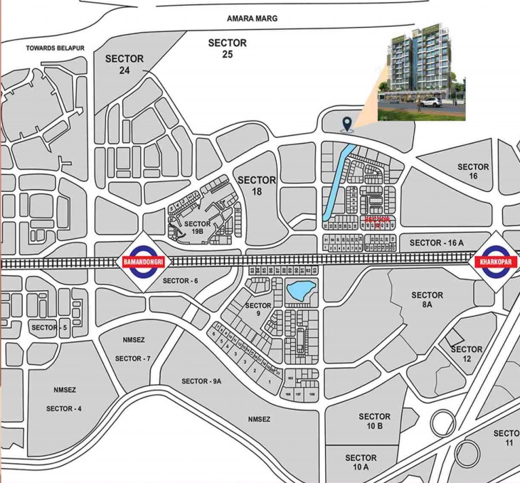 Tejas Heritage Location Map