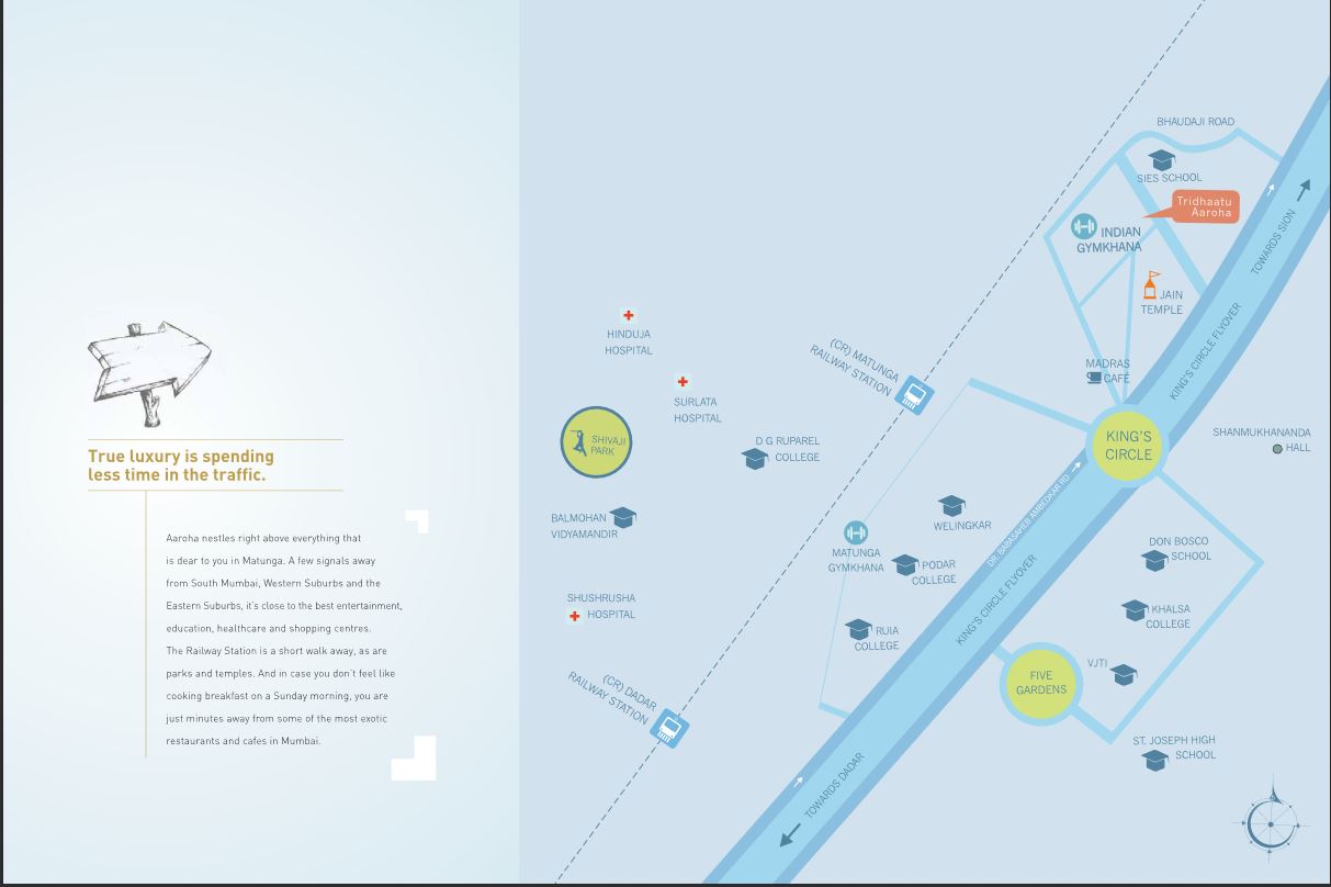 Tridhaatu Aaroha Location Map