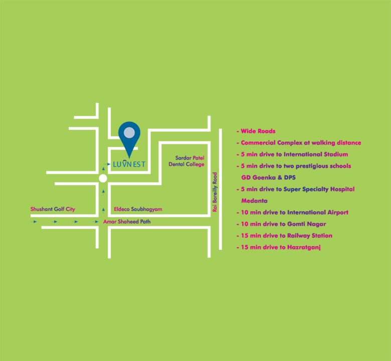 Tulsiani Luvnest Location Map