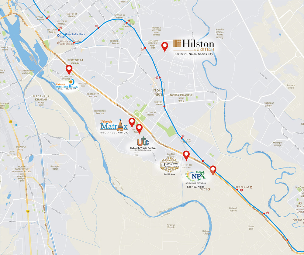 Urbtech Trade Centre Location Map