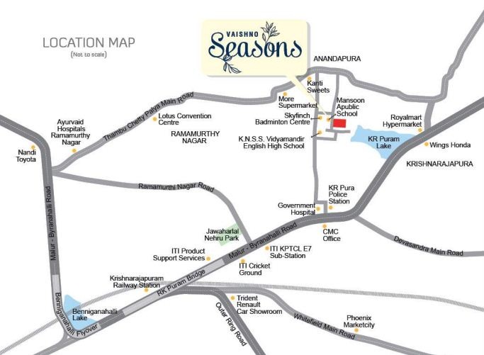 Vaishno Seasons Location Map