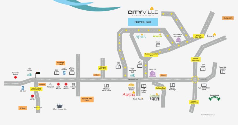 Valmark Cityville Location Map