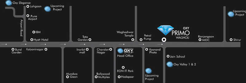 Venkatesh Oxy Primo Location Map