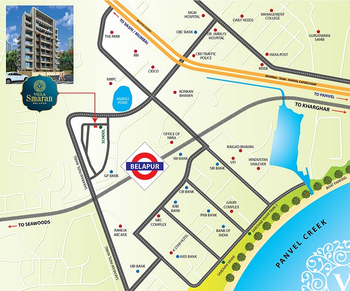 Villa Smaran Location Map